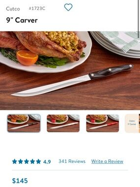 Cutco’s #1723 9in Carver